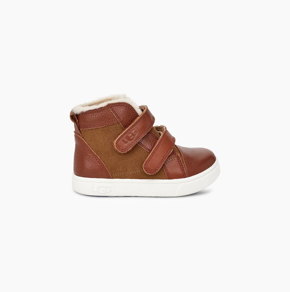 UGG Rennon II Brown Sneakers for Toddlers (DPIA38401)